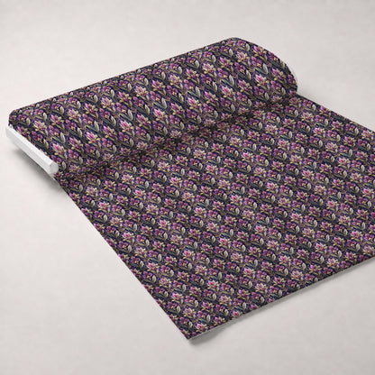 Gilded Jade Blooms Pattern 22 Minky Fabric