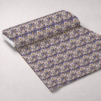 Gilded Jade Blooms Pattern 56 Minky Fabric