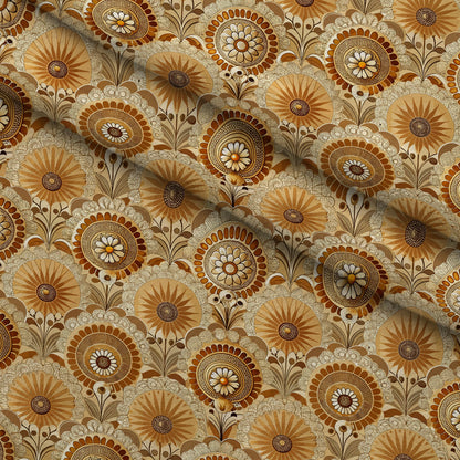 Gilded Jade Blooms Pattern 66 Minky Fabric