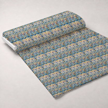 Gilded Jade Blooms Pattern 71 Minky Fabric