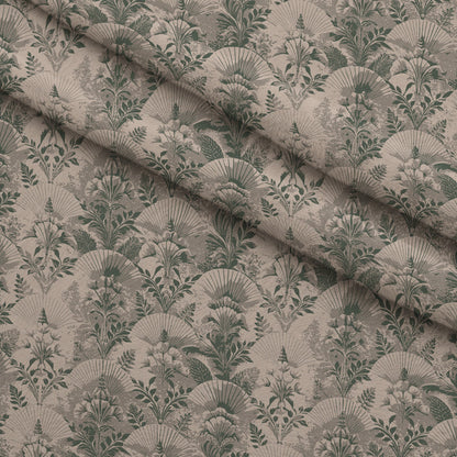 Gilded Jade Blooms Pattern 75 Minky Fabric