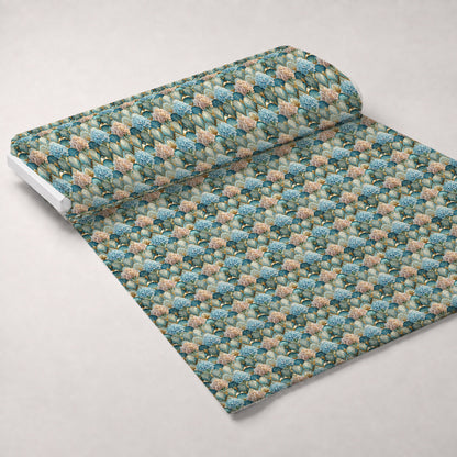 Gilded Jade Blooms Pattern 79 Minky Fabric