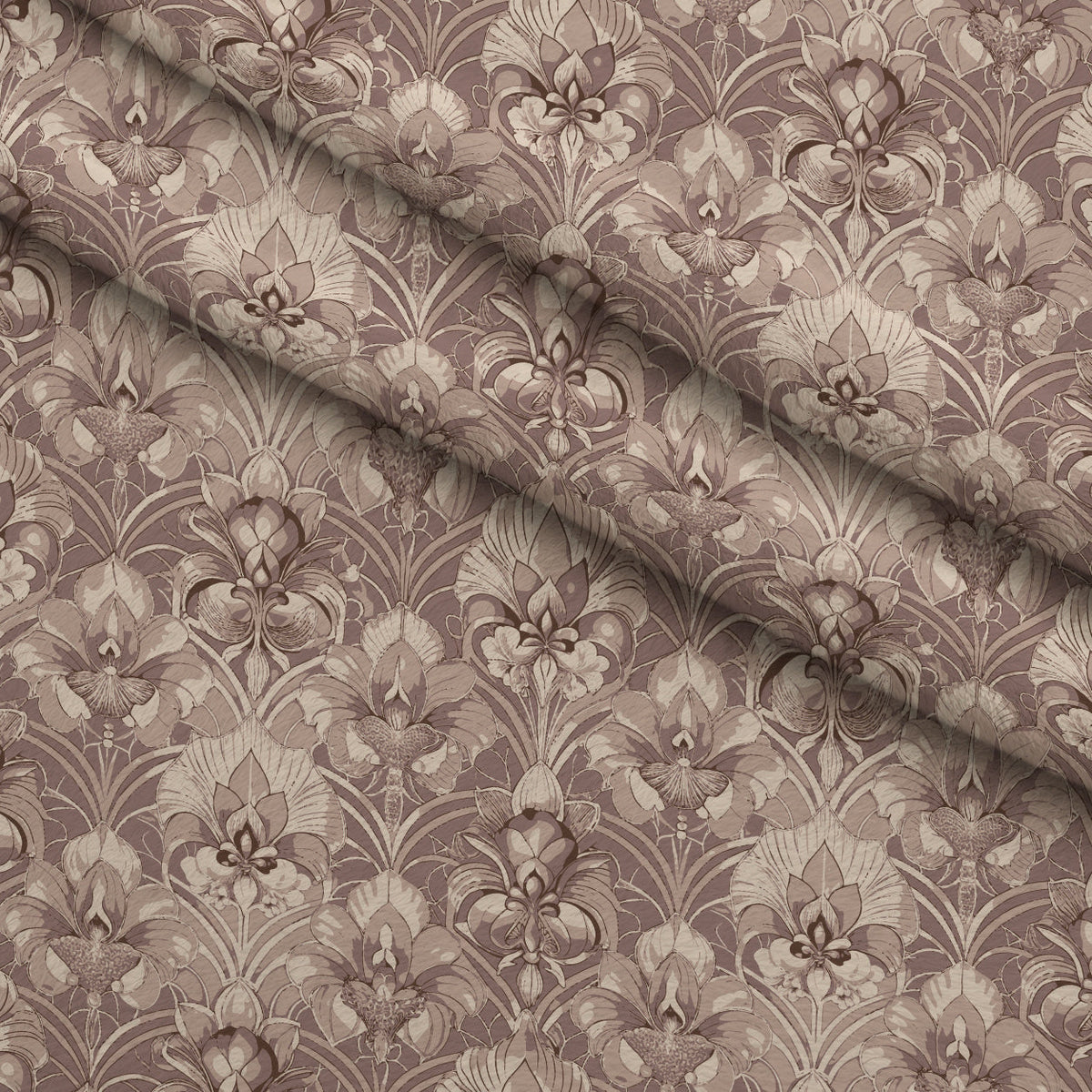 Gilded Jade Blooms Pattern 91 Minky Fabric