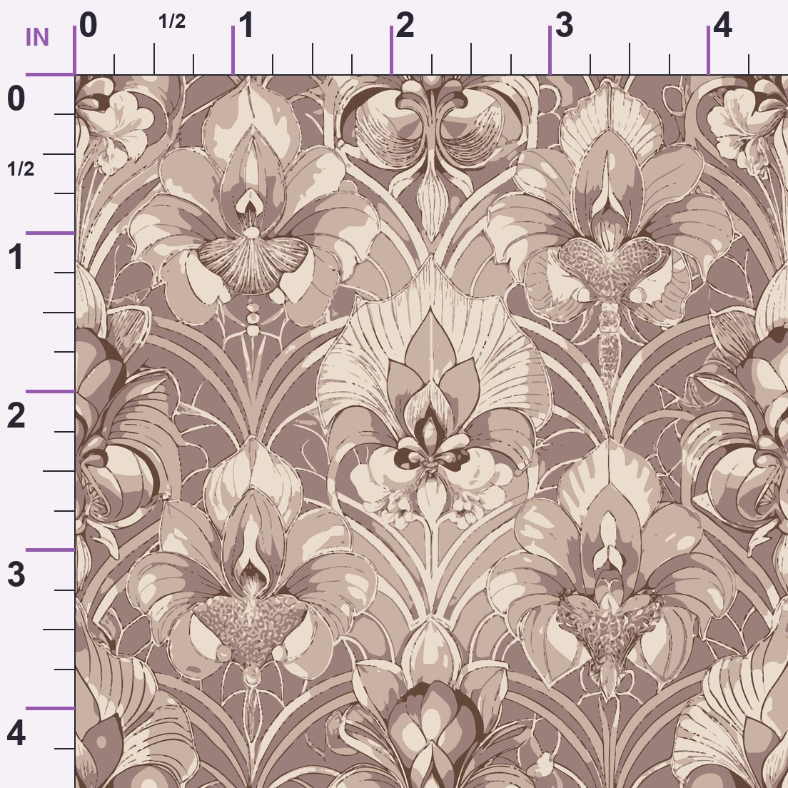 Gilded Jade Blooms Pattern 91 Minky Fabric