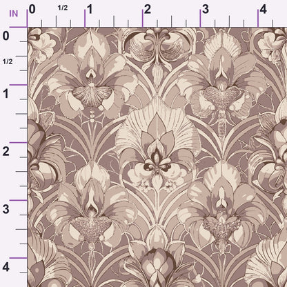 Gilded Jade Blooms Pattern 91 Minky Fabric