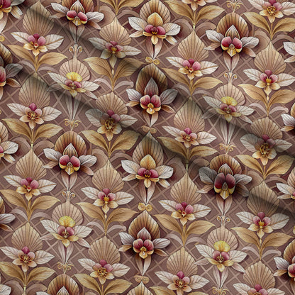 Gilded Jade Blooms Pattern 92 Minky Fabric