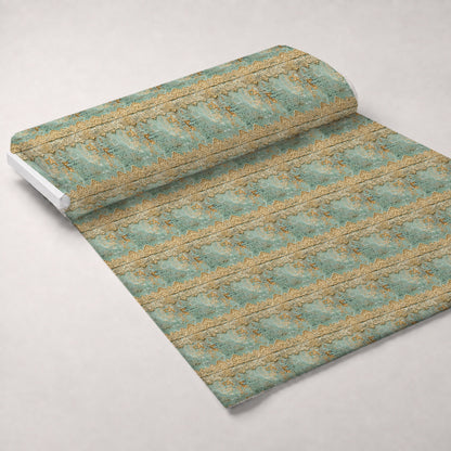 Gilded Lace Script Pattern 13 Minky Fabric