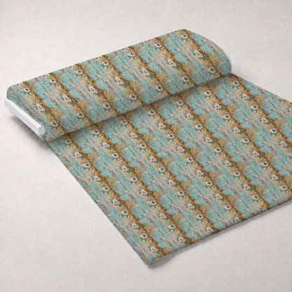 Gilded Lace Script Pattern 9 Minky Fabric