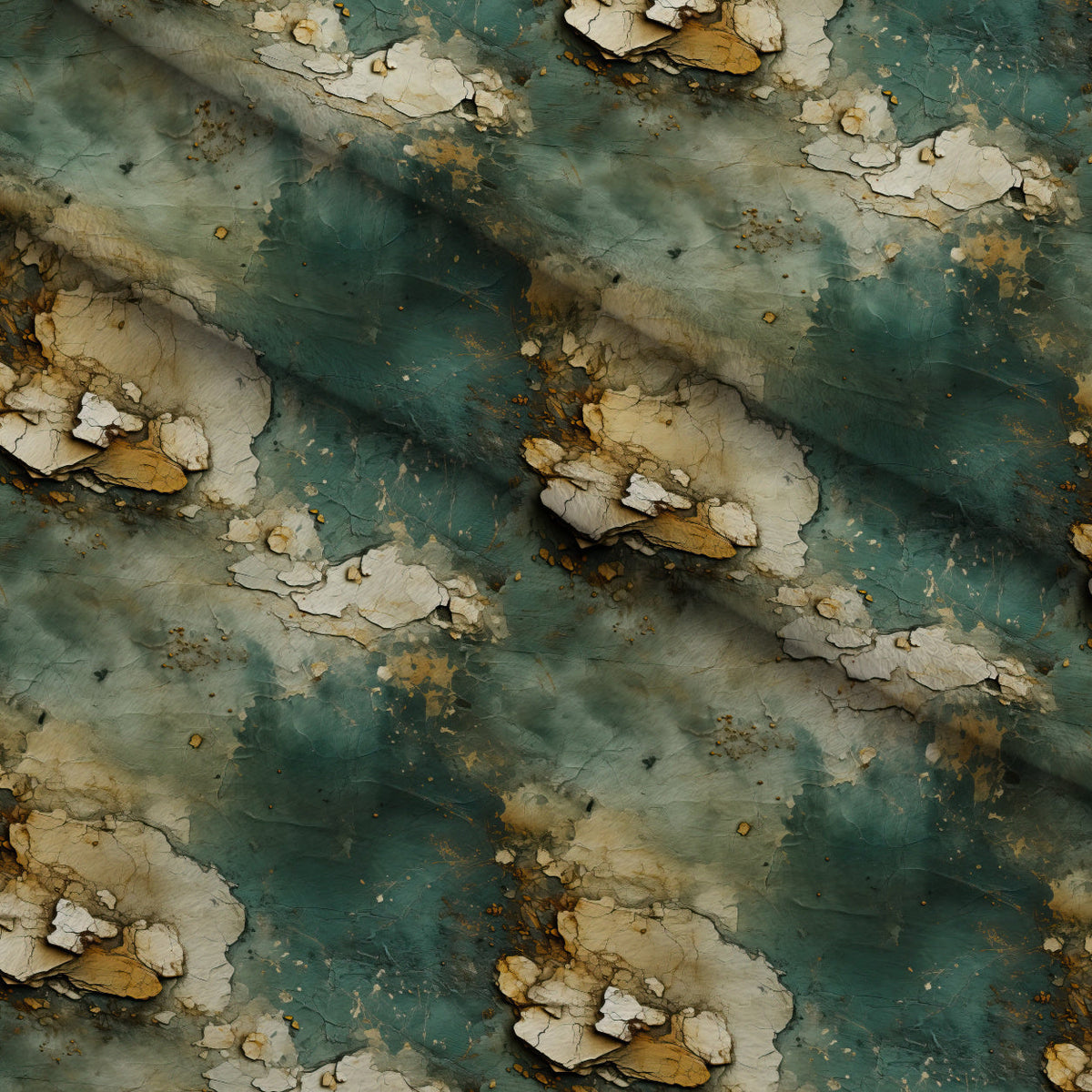 Gilded Lagoon Pattern 10 Minky Fabric