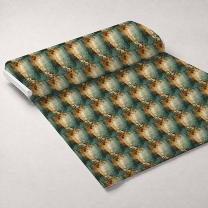 Gilded Lagoon Pattern 5 Minky Fabric
