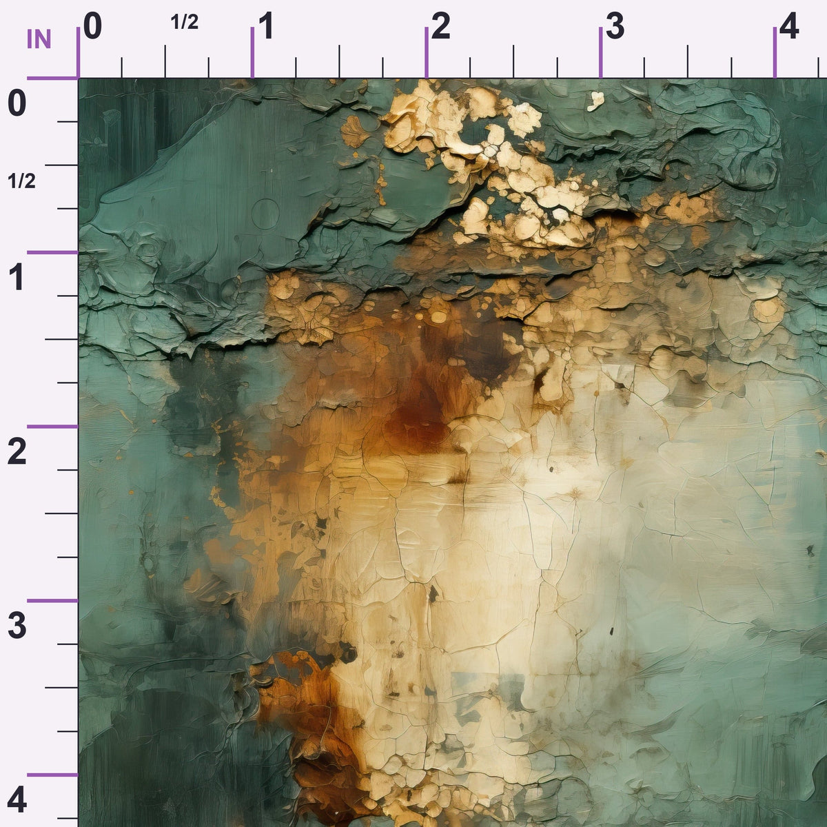Gilded Lagoon Pattern 5 Minky Fabric