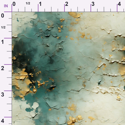 Gilded Lagoon Pattern 6 Minky Fabric