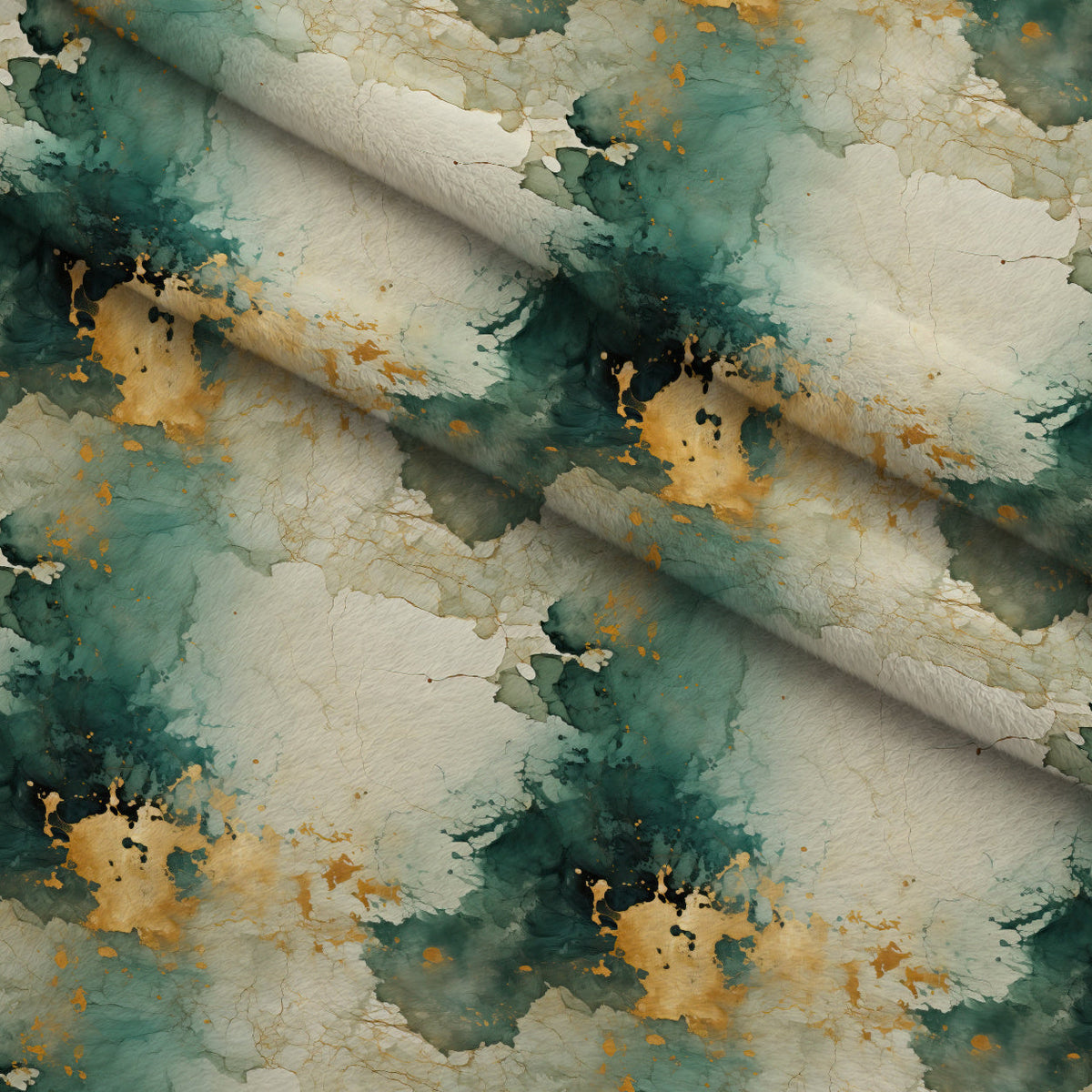 Gilded Lagoon Pattern 7 Minky Fabric