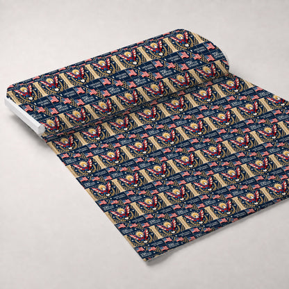 Gilded Liberty Pattern 16 Minky Fabric