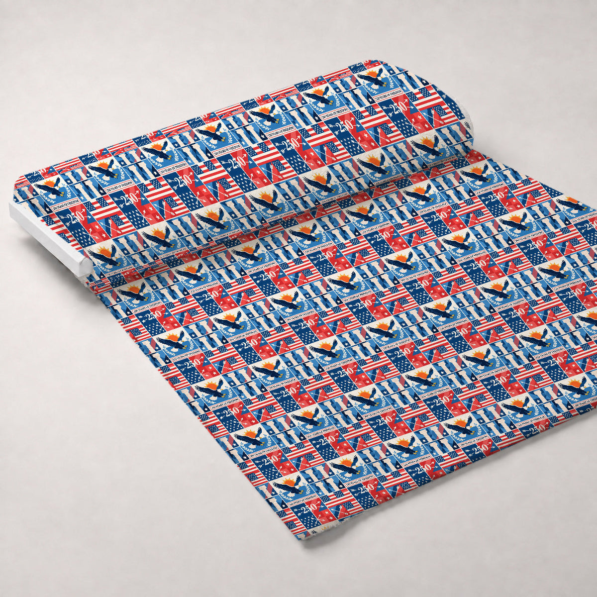 Gilded Liberty Pattern 17 Minky Fabric