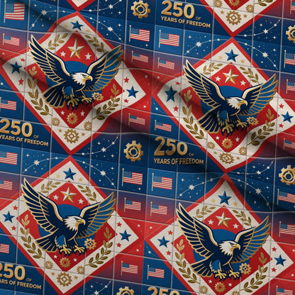 Gilded Liberty Pattern 18 Minky Fabric