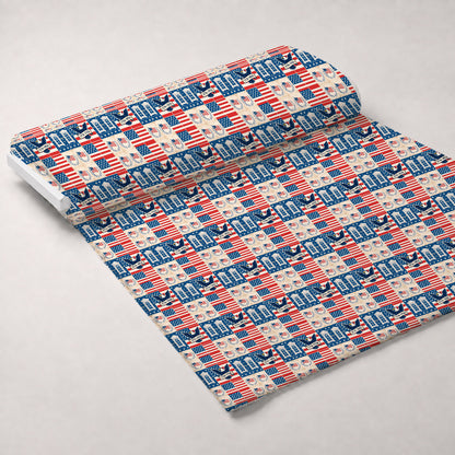 Gilded Liberty Pattern 19 Minky Fabric