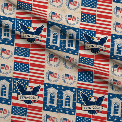 Gilded Liberty Pattern 19 Minky Fabric