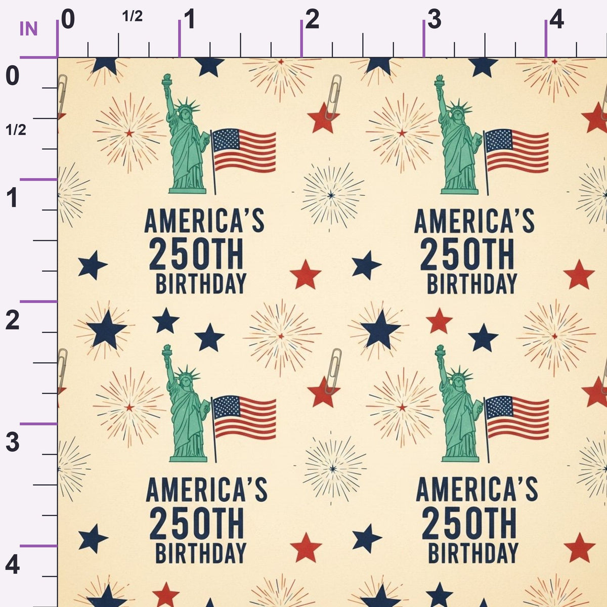 Gilded Liberty Pattern 2 Minky Fabric