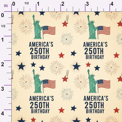 Gilded Liberty Pattern 2 Minky Fabric
