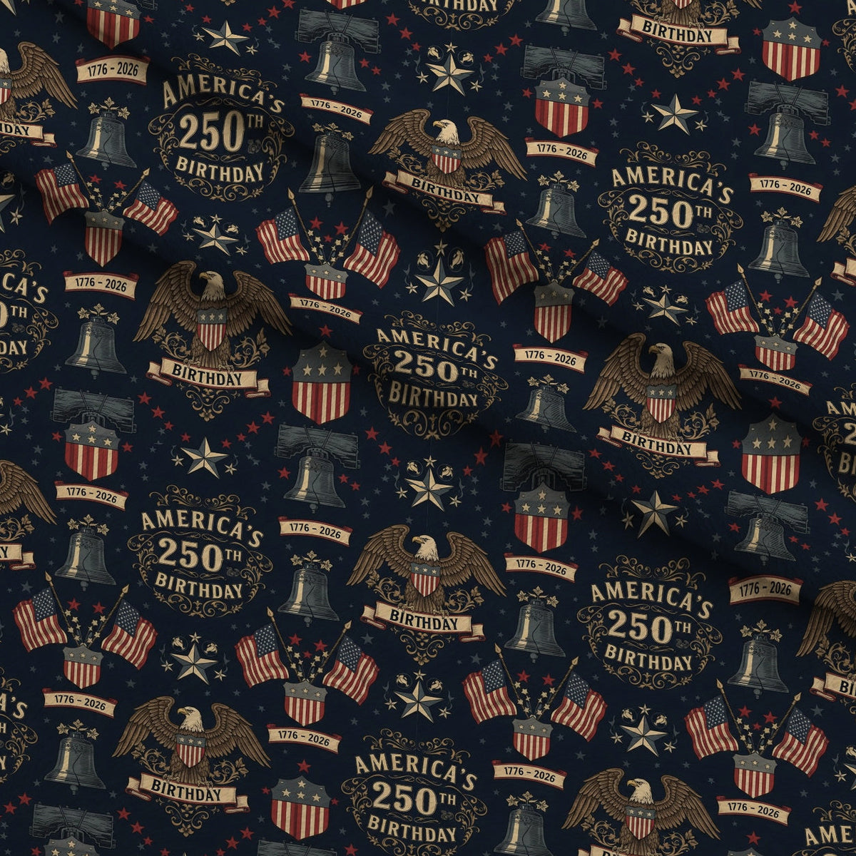 Gilded Liberty Pattern 21 Minky Fabric