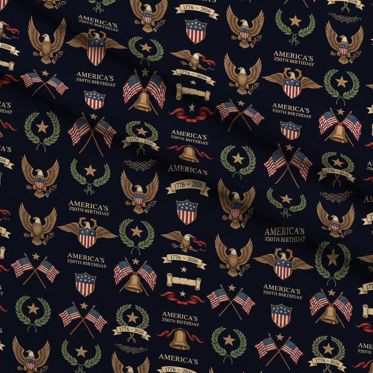 Gilded Liberty Pattern 23 Minky Fabric
