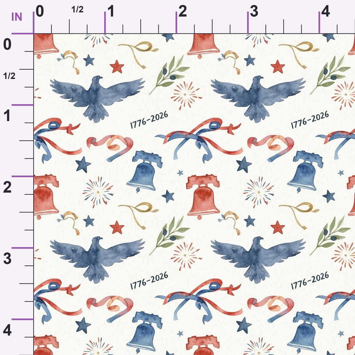 Gilded Liberty Pattern 26 Minky Fabric