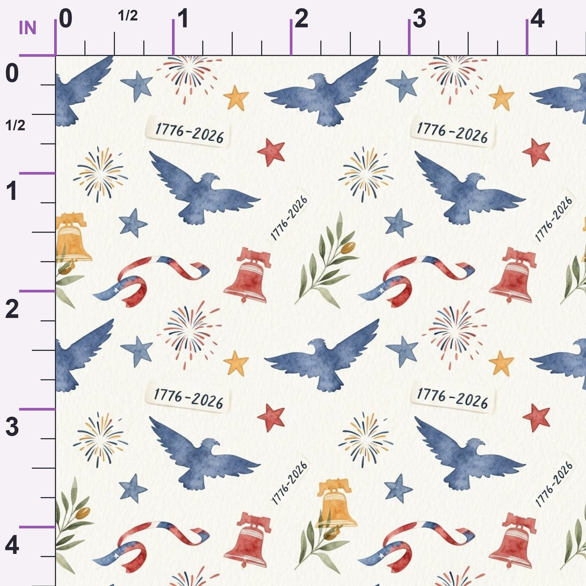 Gilded Liberty Pattern 28 Minky Fabric