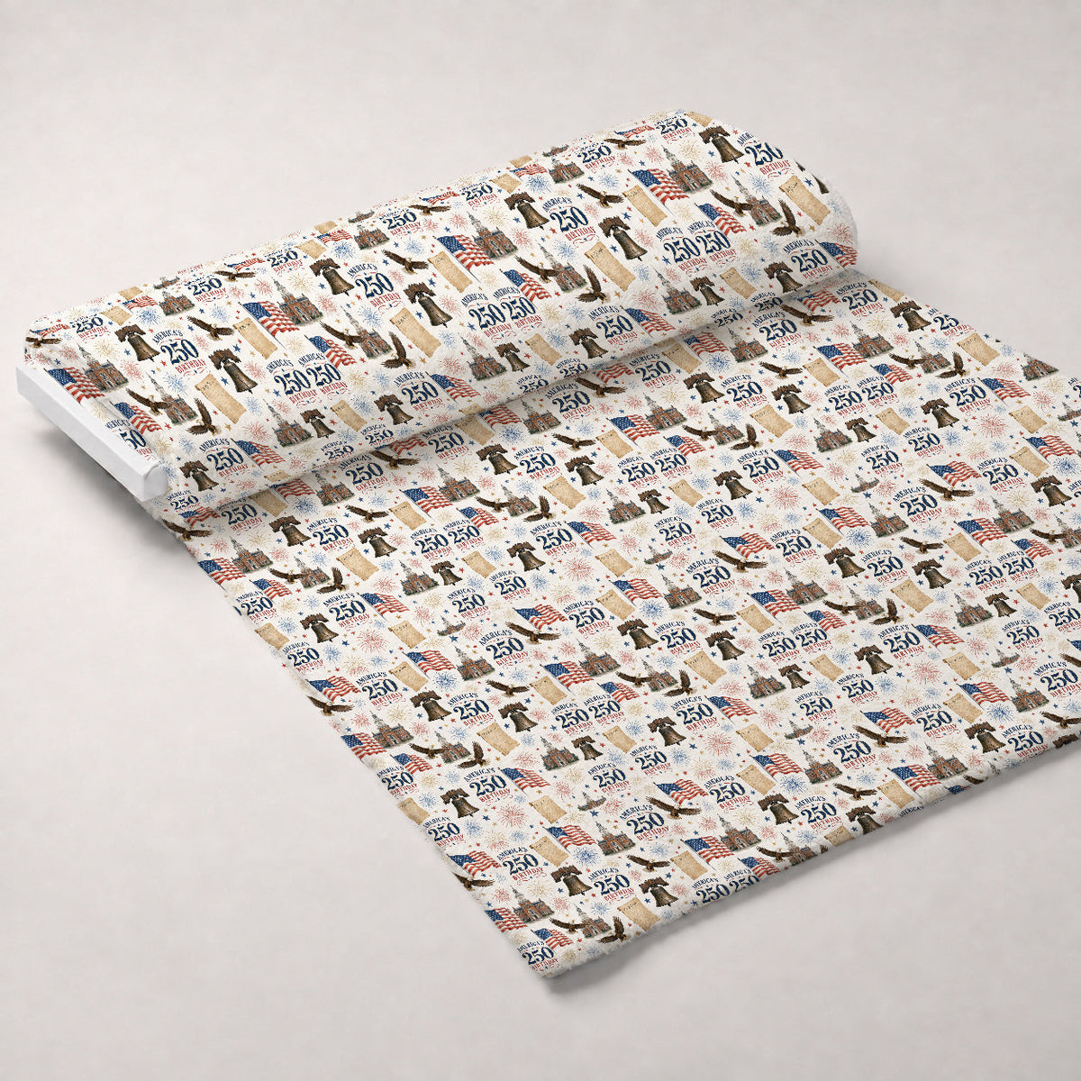 Gilded Liberty Pattern 4 Minky Fabric