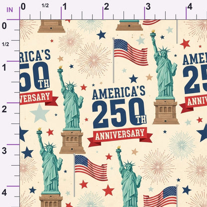 Gilded Liberty Pattern 5 Minky Fabric