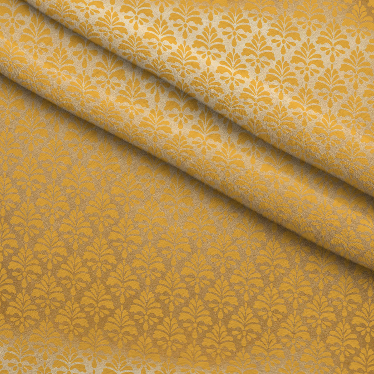Gilded Marigold Pattern 2 Minky Fabric