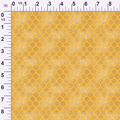 Gilded Marigold Pattern 5 Minky Fabric