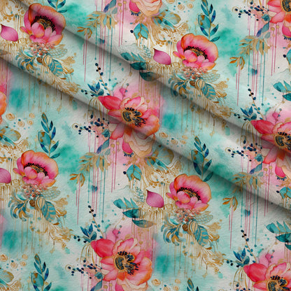 Gilded Menagerie Pattern 12 Minky Fabric