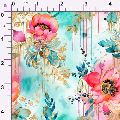Gilded Menagerie Pattern 12 Minky Fabric