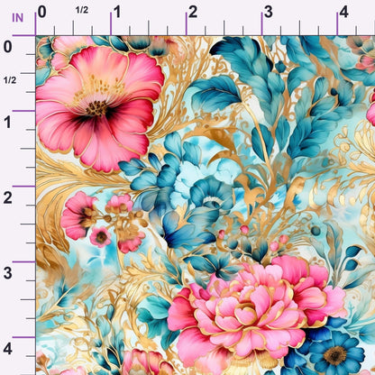 Gilded Menagerie Pattern 14 Minky Fabric