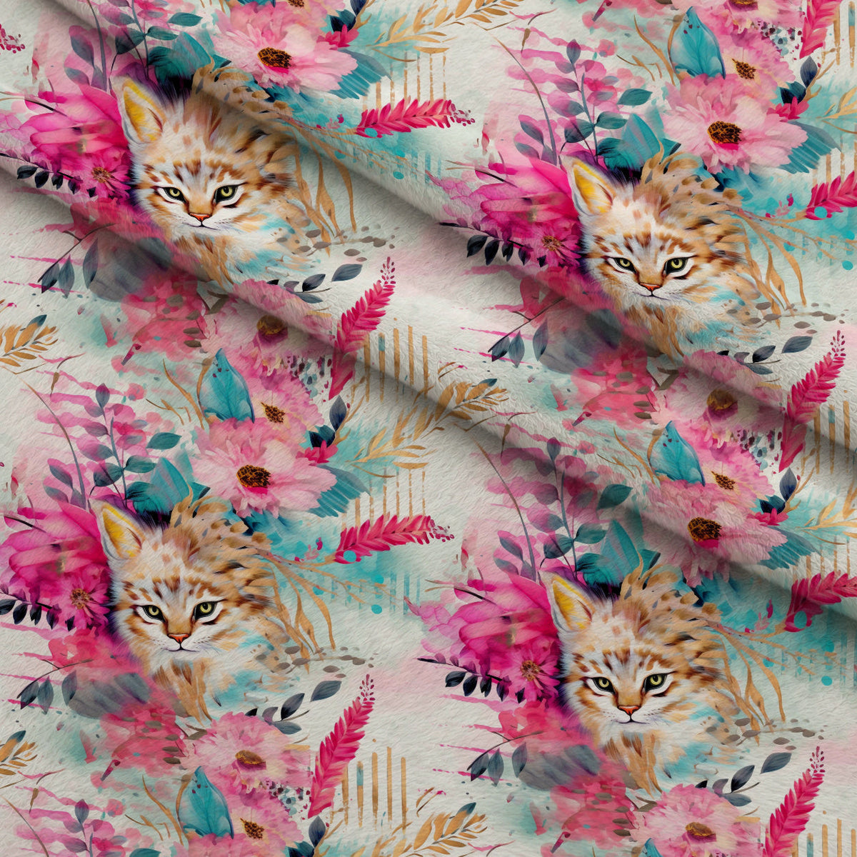 Gilded Menagerie Pattern 2 Minky Fabric