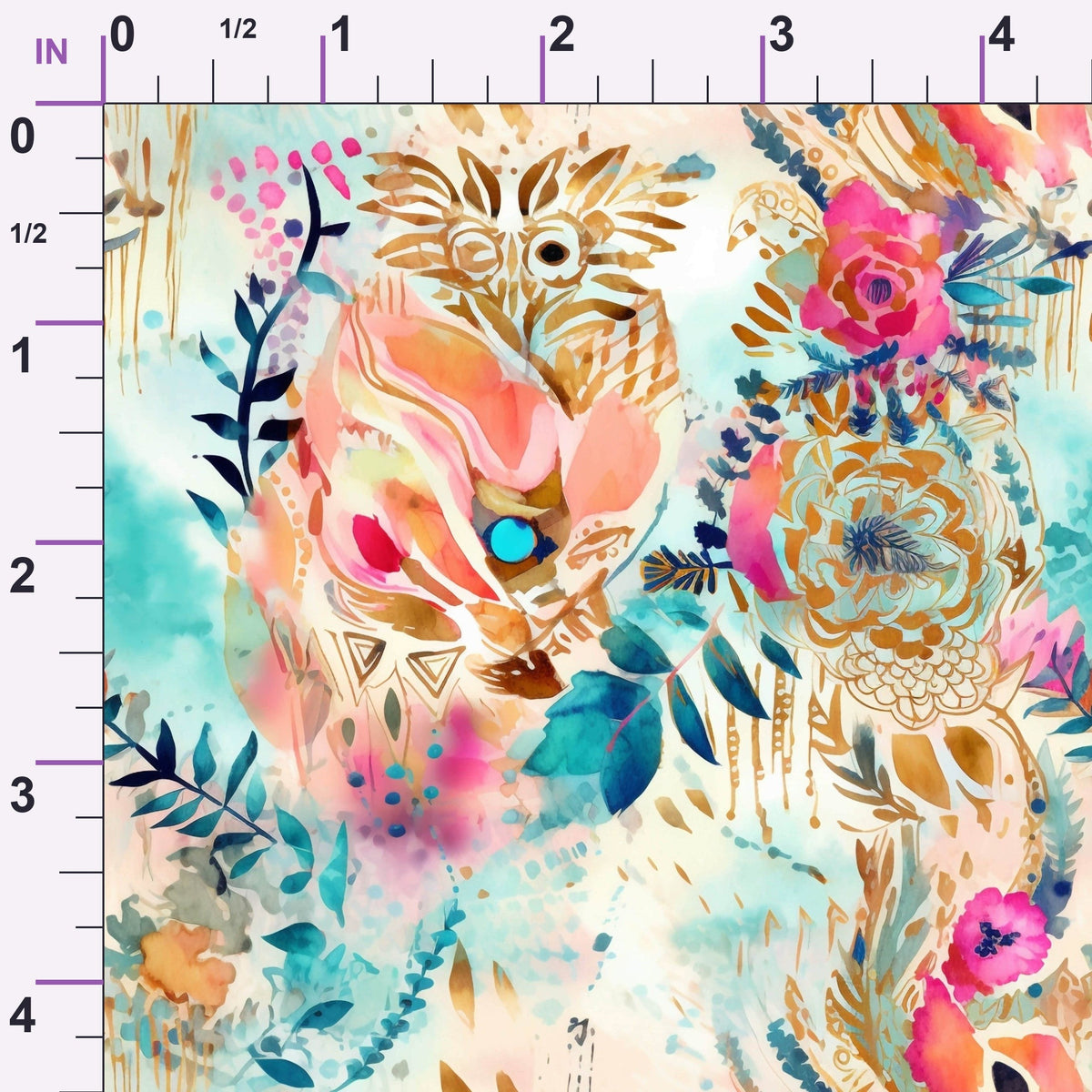 Gilded Menagerie Pattern 20 Minky Fabric