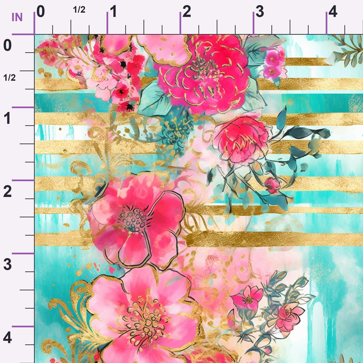 Gilded Menagerie Pattern 3 Minky Fabric