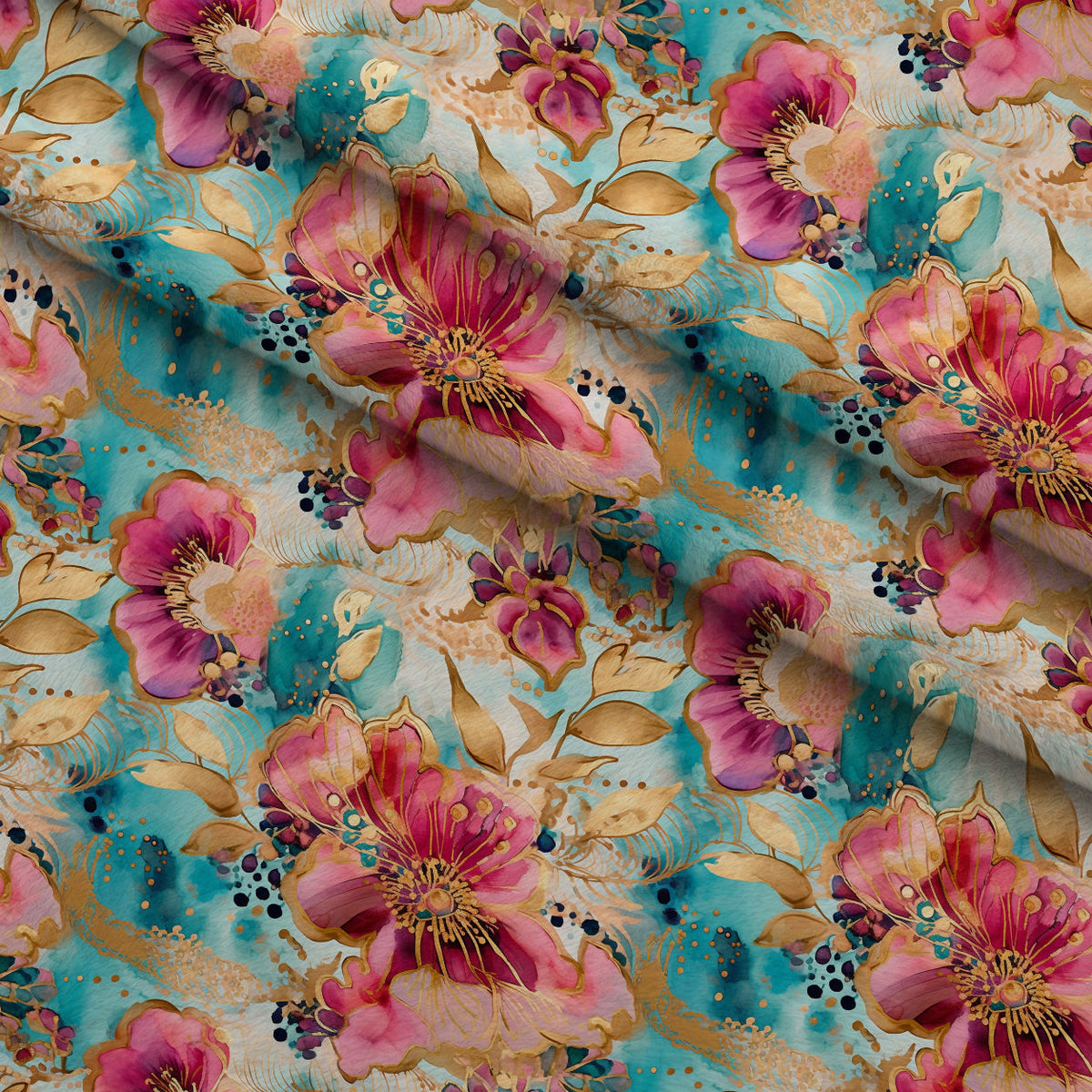 Gilded Menagerie Pattern 4 Minky Fabric