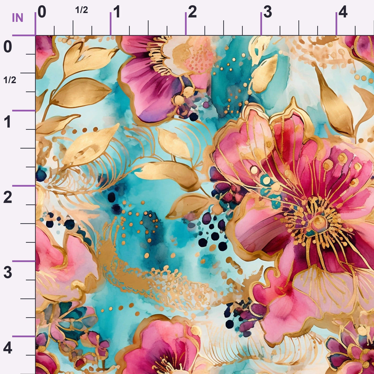 Gilded Menagerie Pattern 4 Minky Fabric