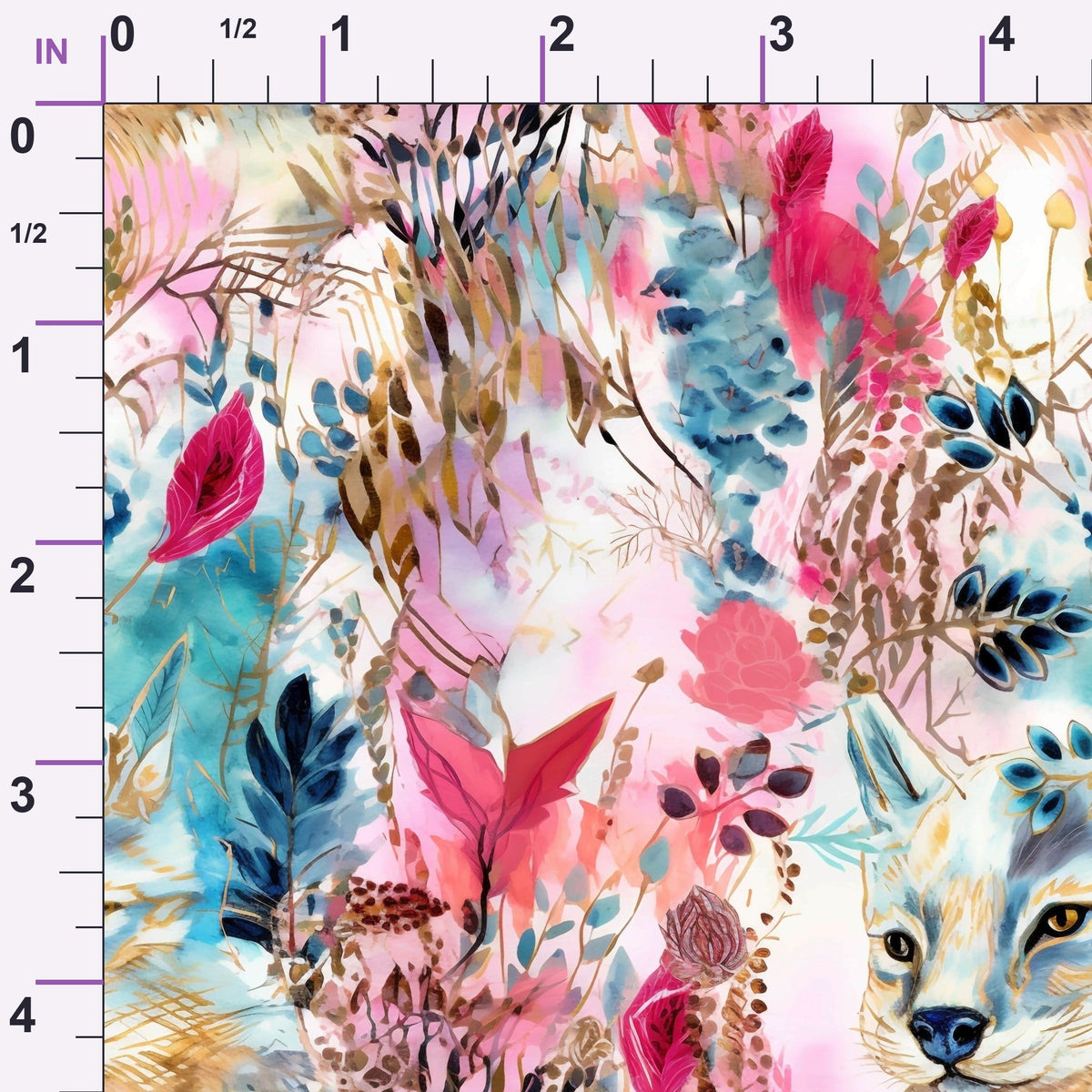 Gilded Menagerie Pattern 5 Minky Fabric