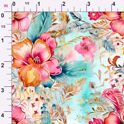 Gilded Menagerie Pattern 6 Minky Fabric