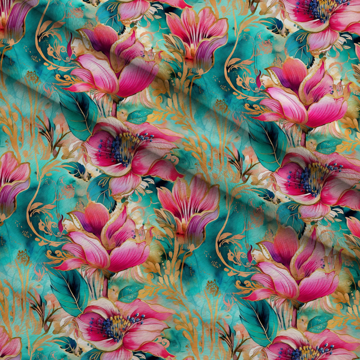 Gilded Menagerie Pattern 7 Minky Fabric