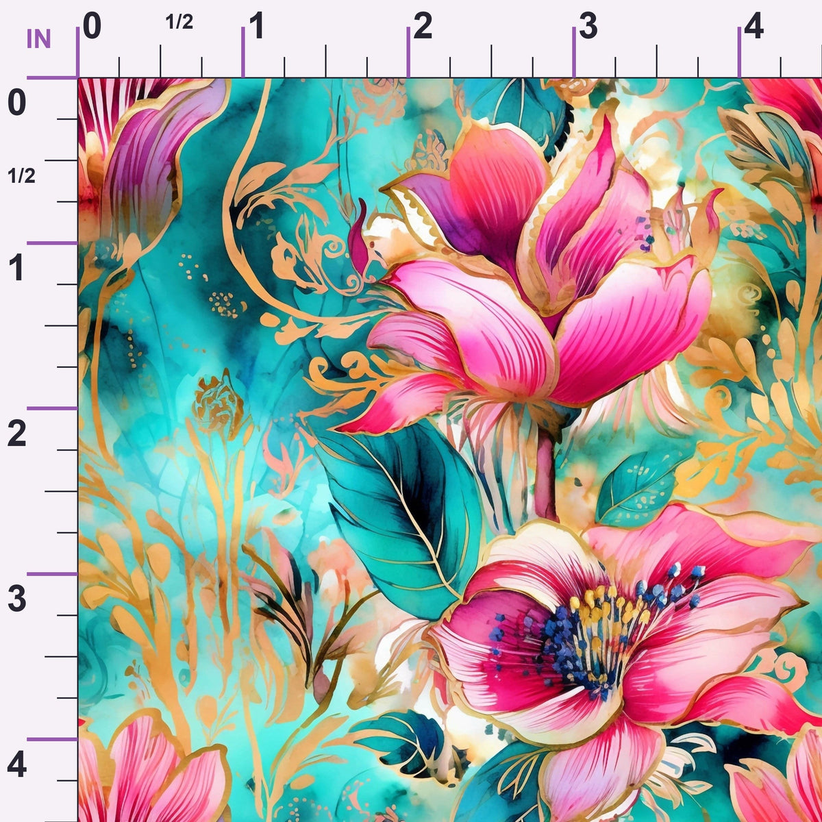 Gilded Menagerie Pattern 7 Minky Fabric