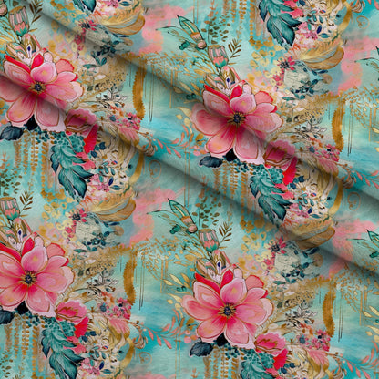 Gilded Menagerie Pattern 8 Minky Fabric