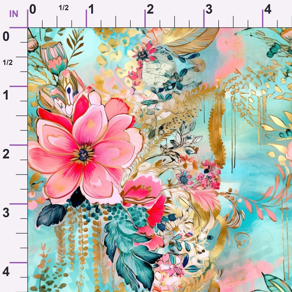 Gilded Menagerie Pattern 8 Minky Fabric