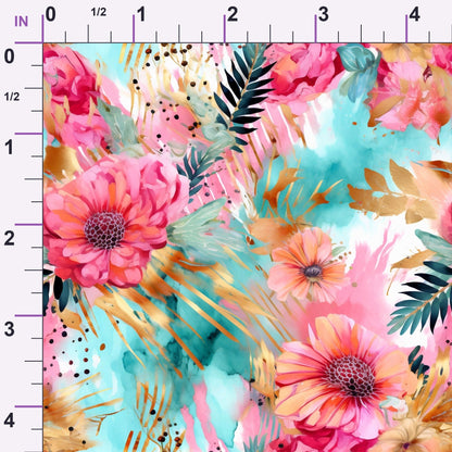Gilded Menagerie Pattern 9 Minky Fabric