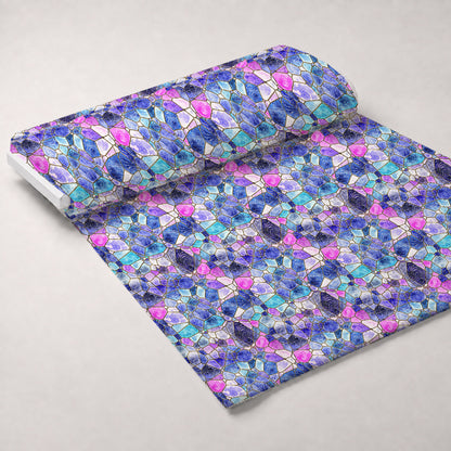 Gilded Mosaic Pattern 1 Minky Fabric