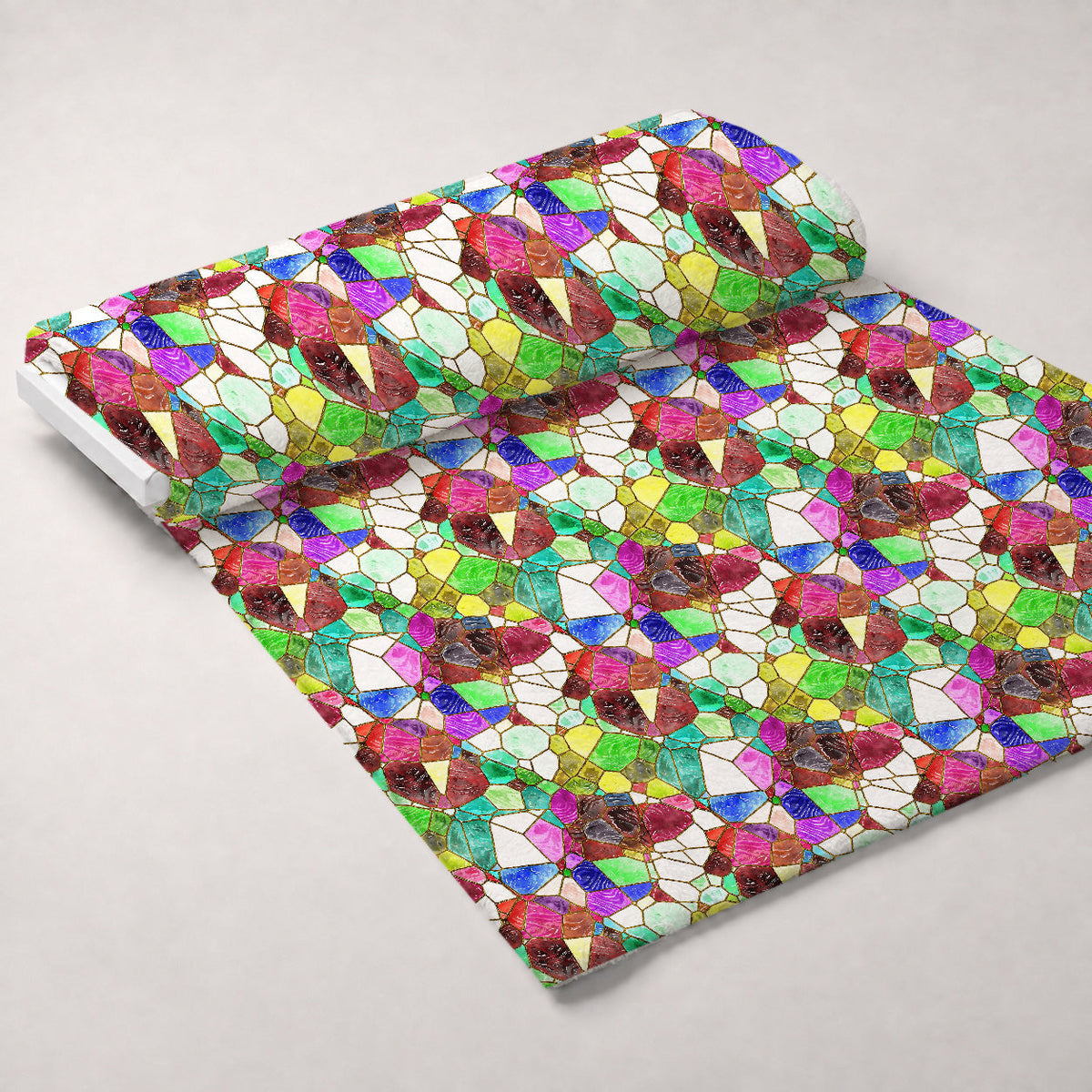 Gilded Mosaic Pattern 10 Minky Fabric