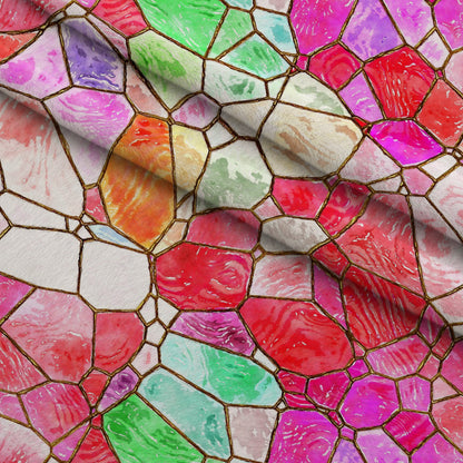 Gilded Mosaic Pattern 11 Minky Fabric